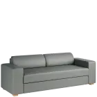 MONROE rošt, pohovka celočalouněná, koženka SA 2 šedá